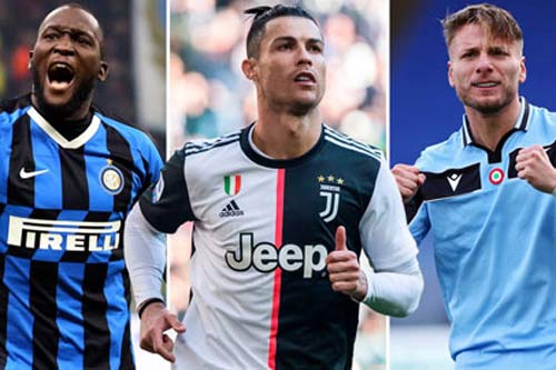 Vua phá lưới Serie A 2020/21: Ronaldo dễ bị Immobile và Lukaku qua mặt
