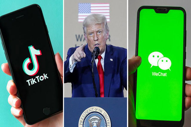 Mỹ cấm người dùng tải TikTok và WeChat