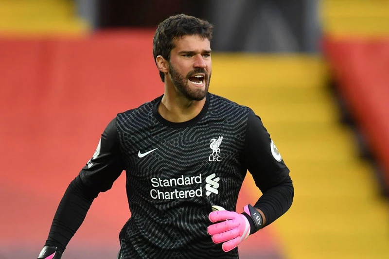 Thủ môn: Alisson Becker (Liverpool).