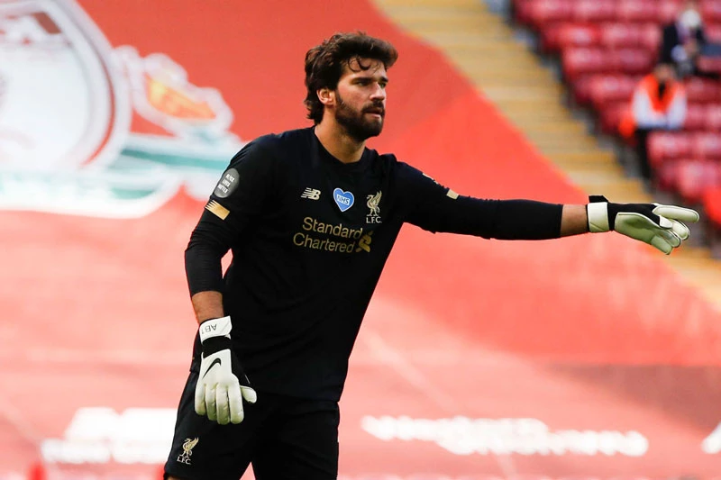 Thủ môn: Alisson Becker.