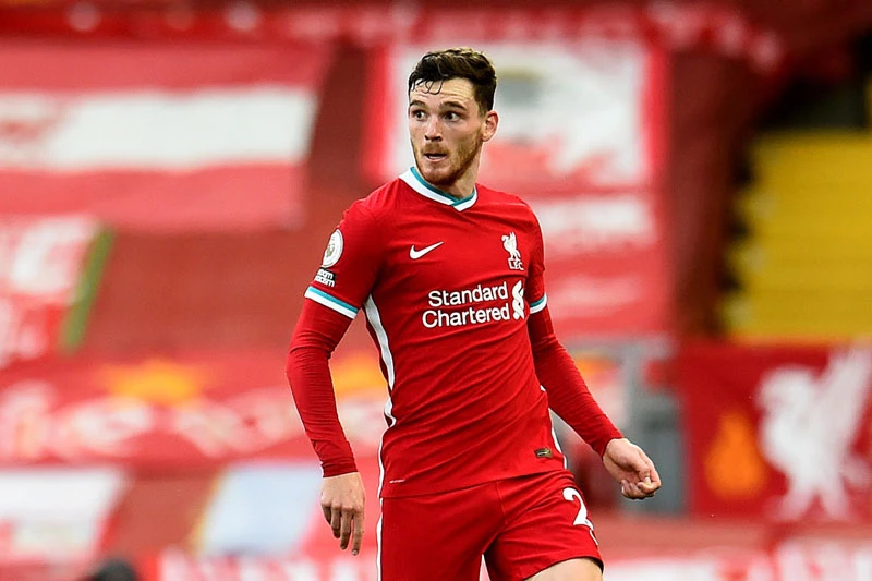 Hậu vệ trái: Andrew Robertson.