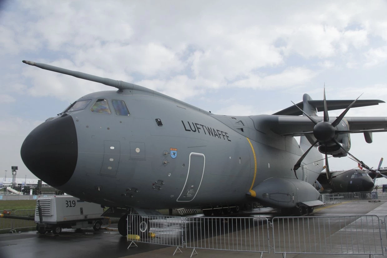 Máy bay vận tải hạng nặng Airbus A400M của Không quân Đức. Ảnh: Janes Defense.