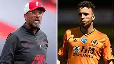 Liverpool tính chi 41 triệu bảng mua Jota từ Wolves