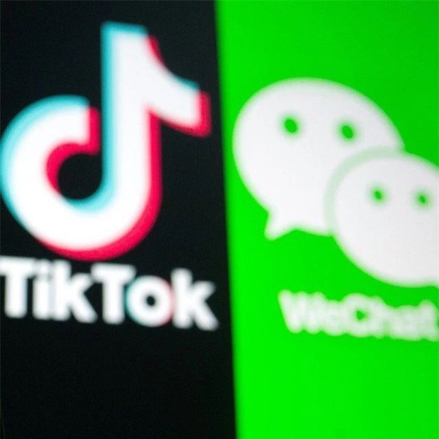 Mỹ cấm người dùng tải TikTok và WeChat - Ảnh 1.