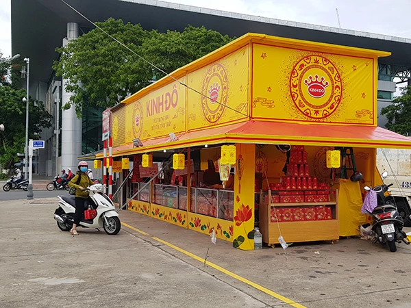Thị trường bánh Trung thu năm nay ở Đà Nẵng trầm lắng hơn hẳn mọi năm (Ảnh: HC)