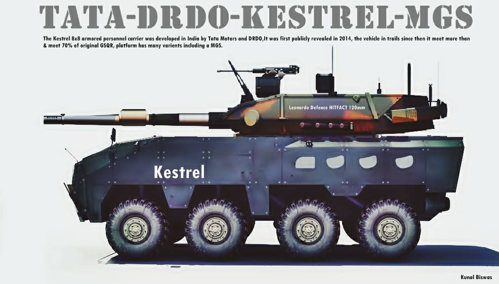 Xe tăng bánh lốp sẽ xuất hiện trong Quân đội Ấn Độ