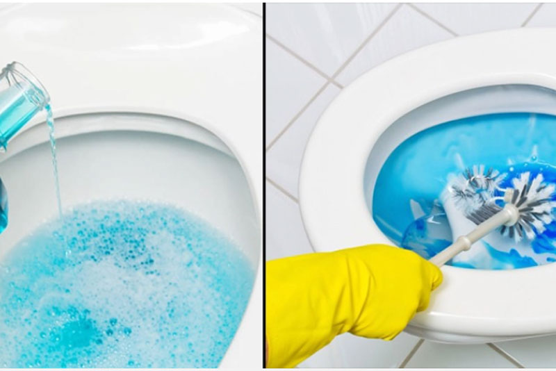 Phát hiện điều kì diệu khi vô tình đổ nước súc miệng vào bồn cầu