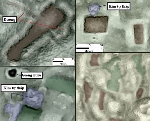 Một số công trình tại Angamuco được phát hiện nhờ công nghệ Lidar. Ảnh: C. Fisher.