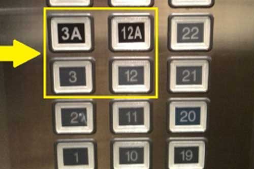 Vì sao thang máy chung cư hay thiếu số 4 và 13?