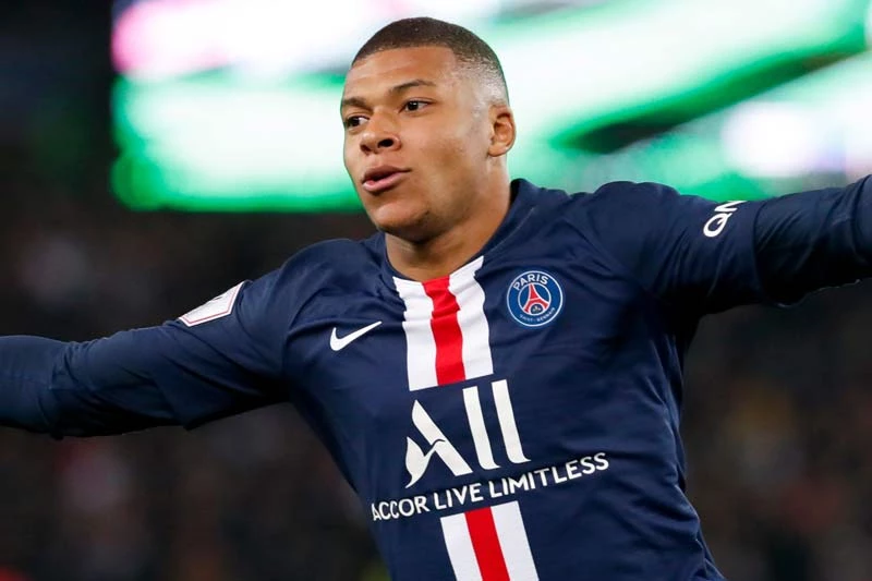 1. Kylian Mbappe (PSG - Định giá chuyển nhượng 231 triệu bảng).