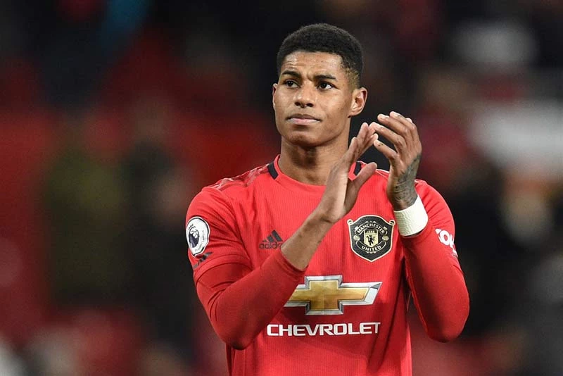 5. Marcus Rashford (M.U - Định giá chuyển nhượng 135 triệu bảng).