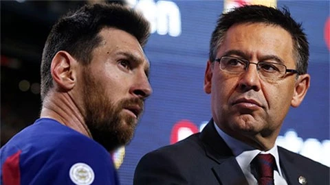 Chủ tịch Barca cầu hòa với Messi