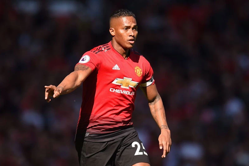 Hậu vệ phải: Antonio Valencia.