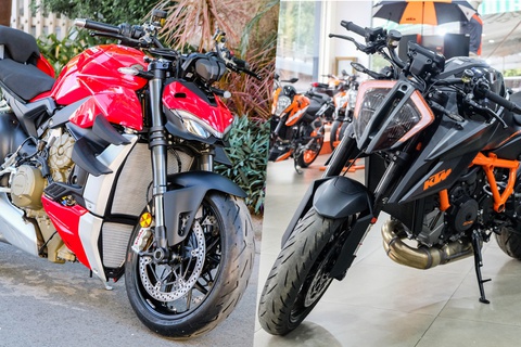 So sánh KTM 1290 Super Duke R với Ducati Streetfighter V4