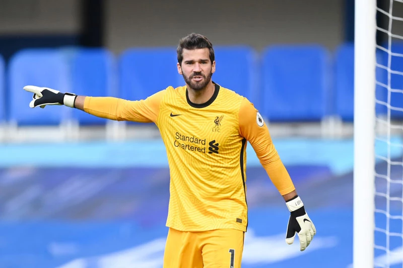 Thủ môn: Alisson Becker (Liverpool).