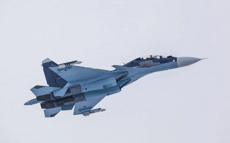 Tiêm kích Su-30SM của Không quân Nga. Ảnh: TASS.