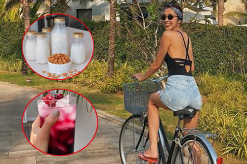 Loạt đồ uống làm tại nhà giúp Tăng Thanh Hà thanh lọc cơ thể, giữ dáng