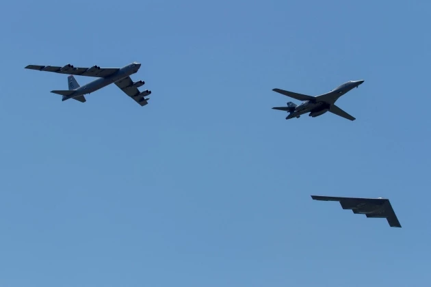 Bộ ba máy bay ném bom chiến lược của Mỹ. Ảnh: Avia-pro.