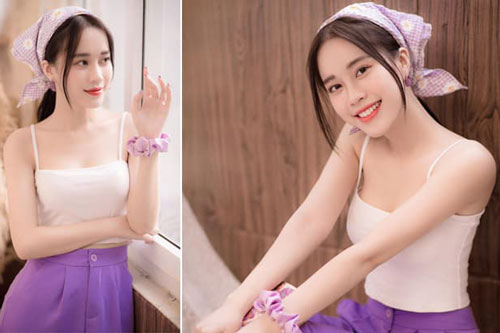 Nhan sắc xinh đẹp của nữ MC 'Bữa trưa vui vẻ' quyết thi Hoa hậu Việt Nam 2020