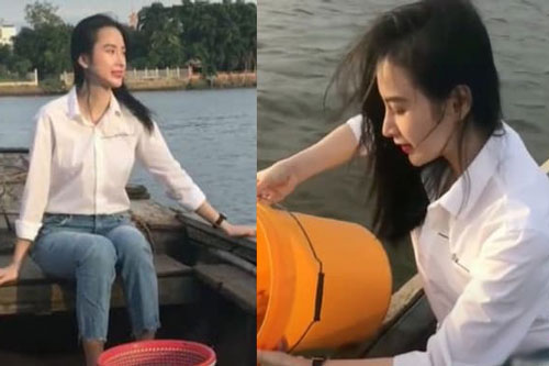 Angela Phương Trinh 'gây sốt' với góc nghiêng xinh 'động lòng người'