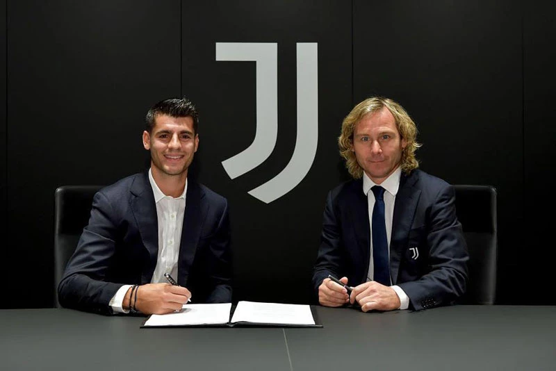 Morata tái gia nhập Juve.