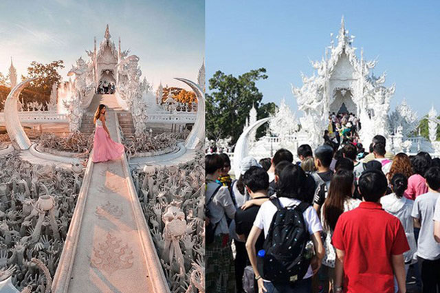 Tin vào ảnh mạng, du khách "té ngửa" khi điểm đến khác xa so với tưởng tượng