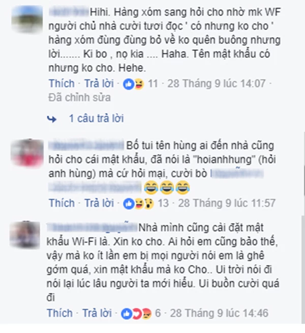 Những mật khẩu wifi được dân mạng chia sẻ khiến nhiều người "cười không nhặt được mồm"