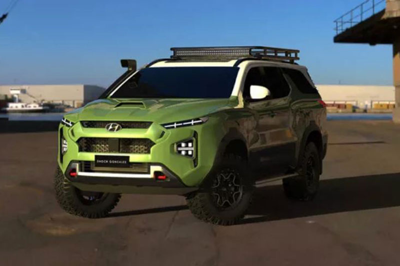 Hyundai sắp có mẫu SUV đối đầu với Toyota Land Cruiser
