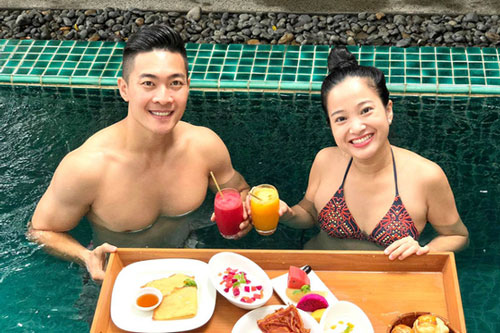 Quốc Cơ khen Hồng Phượng trẻ ra khi giảm 21 kg