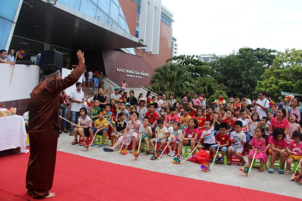 Chương trình chào đón Tết Trung thu được Bảo tàng Đà Nẵng tổ chức hàng năm cho các em thiếu nhi