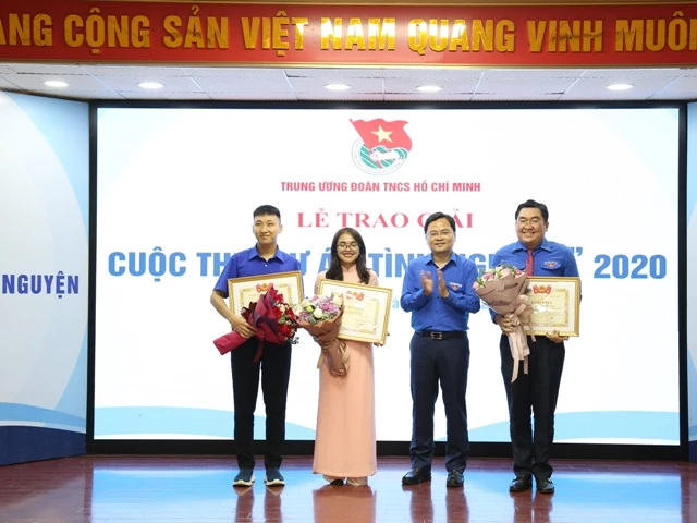 Trao giải cuộc thi Dự án Tình nguyện năm 2020