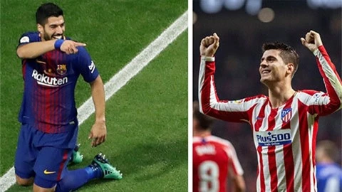 Atletico không tốn một xu ở vụ đẩy Morata, đón Suarez