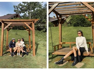 Hà Tăng đúng chuẩn con gái nhà người ta, bận rộn là thế vẫn đưa bố mẹ ruột đi chơi tận hưởng cuộc sống