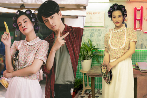 Đông Nhi bế bầu 7 tháng quay MV của Ngô Kiến Huy