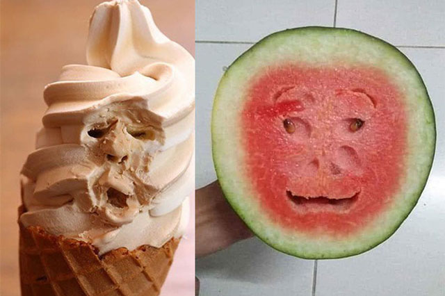 Đang ăn bỗng có cảm giác gai người như có ai đó nhìn mình