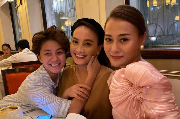 Phương Oanh "tiệc tùng" cùng Bảo Thanh, Huyền Lizzie dịp sinh nhật