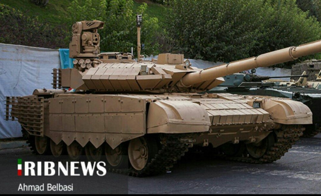 Iran trưng bày xe tăng T-72 tự nâng cấp