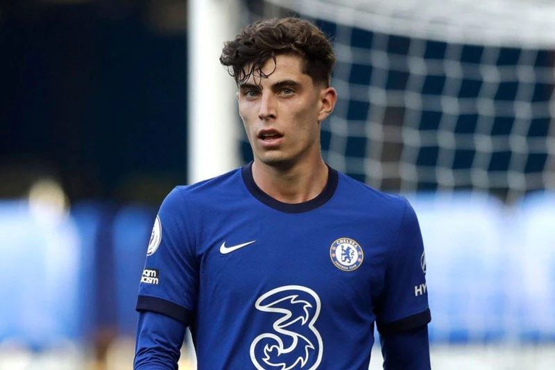 =4. Kai Havertz (Chelsea, 21 tuổi, định giá chuyển nhượng: 72,9 triệu bảng).