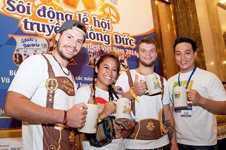 Lễ hội bia Oktoberfest Vietnam 2017 tại Việt Nam.