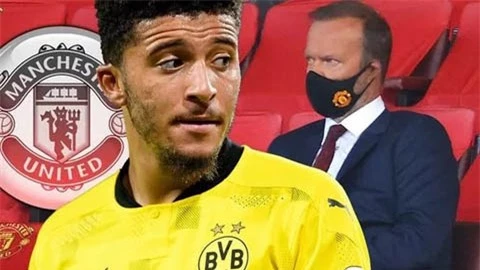 Ed Woodward đích thân chốt mức giá khủng mua Jadon Sancho về Man United