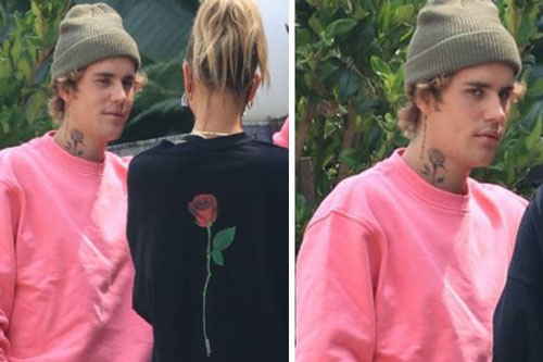 Khoảnh khắc 'lật mặt' nhanh hơn lật bánh tráng của Justin Bieber: Đang âu yếm nhìn vợ liền lườm xắt xéo cánh săn ảnh