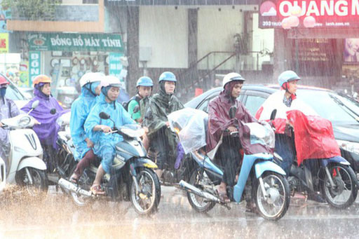 Bắc Bộ mưa rào và dông, vùng núi đề phòng lũ quét, sạt lở đất