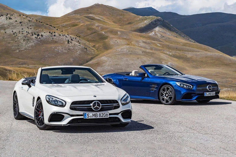 5. Mercedes-Benz SL 2020 (giá khởi điểm: 91.000 USD, điểm tổng thể: 8,6/10).