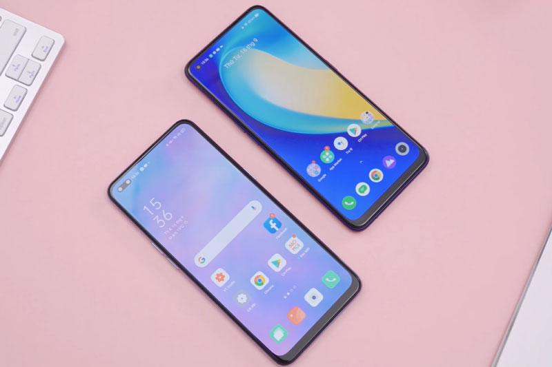 So sánh Realme 7 Pro với Oppo Reno4