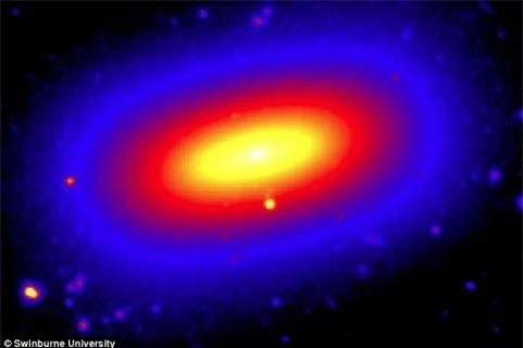  Thiên hà hình chữ nhất được phát hiện năm 2012. Ảnh: Vietnamnet