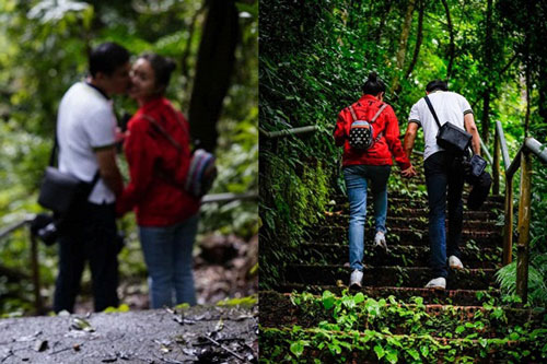 Vân Hugo lần đầu tiên công khai hình ảnh chồng sắp cưới, nhìn từ phía sau ai cũng thấy là người đàn ông cực phong độ