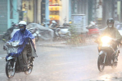 Từ chiều 26 đến 28/9, Bắc Bộ có mưa rào và dông