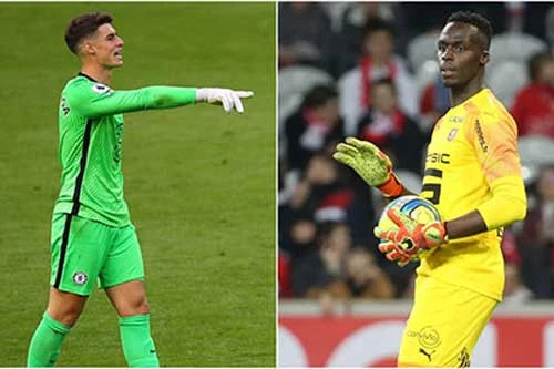  Kepa và Edouard Mendy.