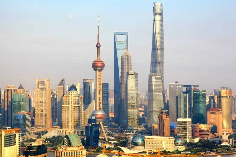 2. Tháp Thượng Hải (Trung Quốc) - 128 tầng.