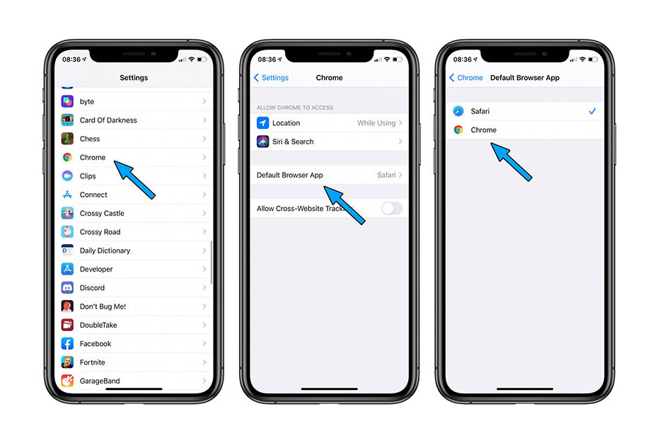 Cách thay đổi trình duyệt Safari bằng Chrome làm trình duyệt mặc định trên iOS 14